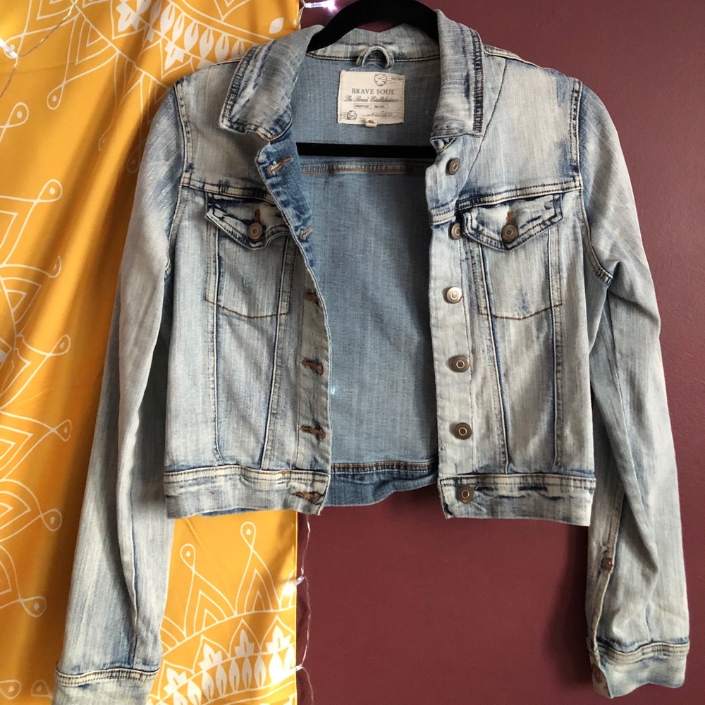 Brave Soul Light Wash Denim Jacket
